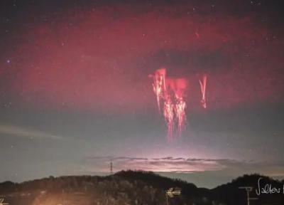 تصویری نادر از پدیده های نوری گذرای جو، وقتی Sprite و ELVE هم زمان آسمان را روشن کردند تصویری نادر از پدیده های نوری گذرای جو، وقتی Sprite و ELVE هم زمان آسمان را روشن کردند